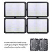 YELANGU YLG0504B 204 LEDs 1000LM 3300-5600K No Polar Dimmable Studio Light Video & Photo Light for Canon, Nikon, DSLR Cameras - Eurekaonline