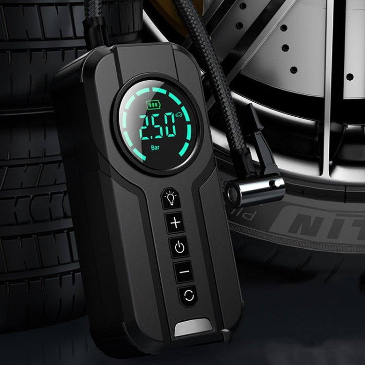YX1819 Car Wired Portable Air Pump Electric Vehicle Tire High Power Inflator(Black) - Eurekaonline