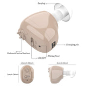 Z-12 Rechargeable In-Ear Sound Amplifier Hearing Aid with USB Cradle Charger - Eurekaonline