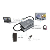 Z30 HDMI Female + Mic to HDMI Female + Audio + USB 2.0 Video Capture Box - Eurekaonline