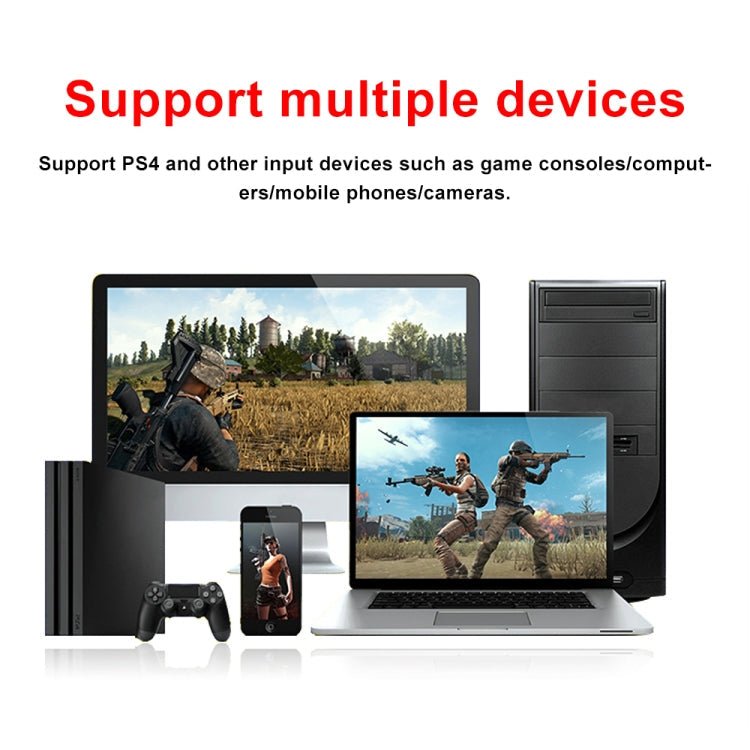 Z35 HDMI Female + Mic to HDMI Female + Audio + USB HD Video & Audio Capture Card with Loop - Eurekaonline