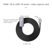 Z36A HDMI Male to USB-C / Type-C Male HD Video Capture Card, Cable Length: 2m - Eurekaonline