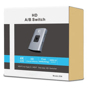 Z56 HD Female x 2 to USB-C / Type-C + HD Female Two Way HD Switcher - Eurekaonline