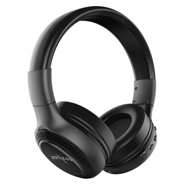 Zealot B19 Folding Headband Bluetooth Stereo Music Headset with Display for iPhone, Galaxy, Huawei, Xiaomi, LG, HTC and Other Smart Phones(Black) - Eurekaonline