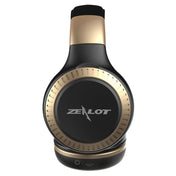 ZEALOT B20 Stereo Wired Wireless Bluetooth 4.0 Subwoofer Headset with 3.5mm Universal Audio Cable Jack & HD Microphone, For Mobile Phones & Tablets & Laptops(Gold) - Eurekaonline