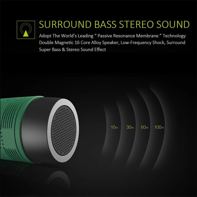 ZEALOT S1 Bluetooth 4.0 Wireless Wired Stereo Speaker Subwoofer Audio Receiver with 4000mAh Battery, Support 32GB Card, For iPhone, Galaxy, Sony, Lenovo, HTC, Huawei, Google, LG, Xiaomi, other Smartphones(Grey) - Eurekaonline