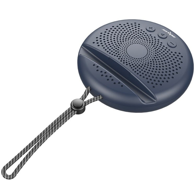 ZEALOT S24 Portable Stereo Bluetooth Speaker with Lanyard & Mobile Card Slot Holder, Supports Hands-free Call & TF Card (Dark Blue) - Eurekaonline