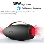 ZEALOT S27 Multifunctional Bass Wireless Bluetooth Speaker, Built-in Microphone, Support Bluetooth Call & AUX & TF Card & 1x93mm + 2x66mm Speakers(Black) - Eurekaonline