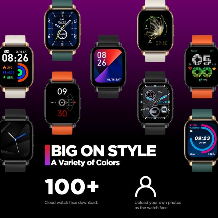 Zeblaze Btalk 1.86 inch Large Color Display Voice Calling Health and Fitness Smart Watch(Black) - Eurekaonline
