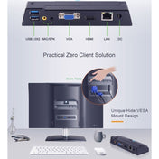 Zero Client R1 Mini PC, CORTEX QUAD A9 Quad Core up to 1.6GHz, RAM: 1GB, ROM: 8GB, Support HDMI, VGA, RJ45, SPK - Eurekaonline