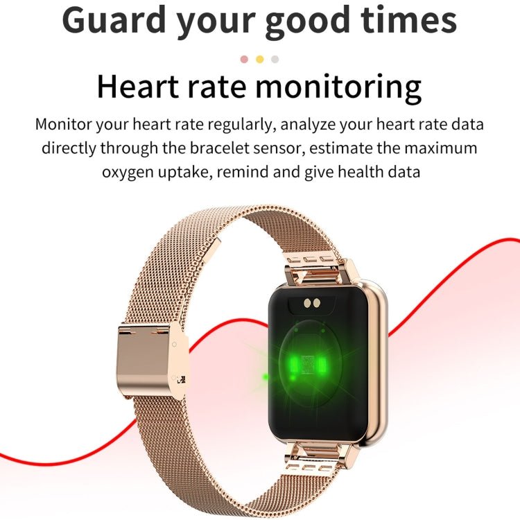 ZL13 1.22 inch Color Screen IP67 Waterproof Smart Watch, Support Sleep Monitor / Heart Rate Monitor / Menstrual Cycle Reminder, Style: Red Leather Strap - Eurekaonline