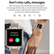 ZL13 1.22 inch Color Screen IP67 Waterproof Smart Watch, Support Sleep Monitor / Heart Rate Monitor / Menstrual Cycle Reminder, Style: Red Leather Strap - Eurekaonline