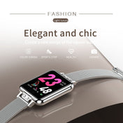 ZL13 1.22 inch Color Screen IP67 Waterproof Smart Watch, Support Sleep Monitor / Heart Rate Monitor / Menstrual Cycle Reminder, Style: Red Leather Strap - Eurekaonline
