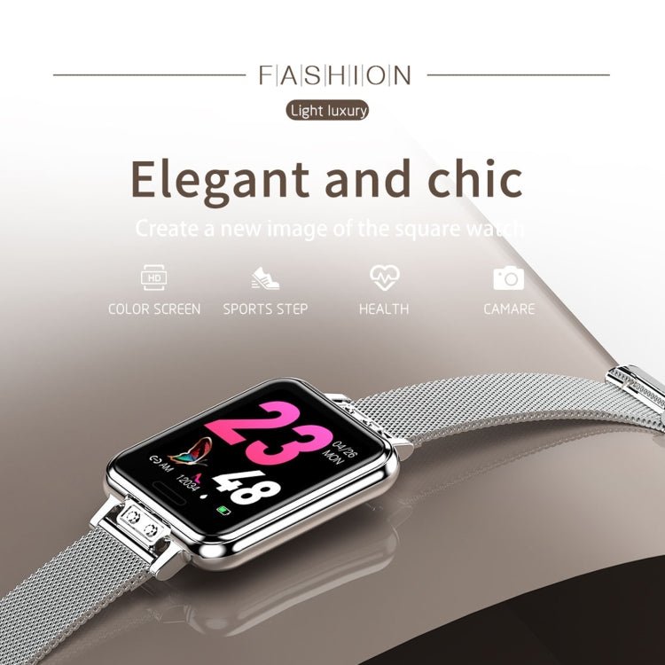 ZL13 1.22 inch Color Screen IP67 Waterproof Smart Watch, Support Sleep Monitor / Heart Rate Monitor / Menstrual Cycle Reminder, Style: Red Leather Strap - Eurekaonline