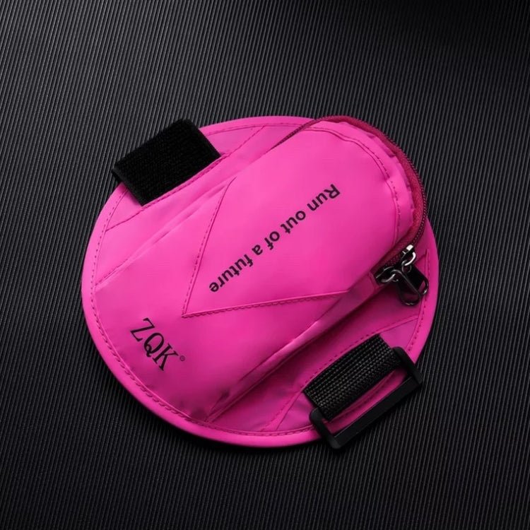 ZQK Sports Reflective Arm Bag Night Running Mobile Phone Arm Bag Is Suitable For Mobile Phones Under 6 Inches(Rose Red) - Eurekaonline