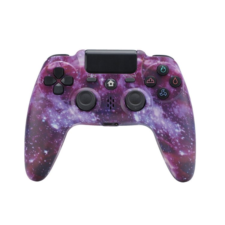 ZR486 Wireless Game Controller For PS4, Product color: Purple Starry Sky - Eurekaonline