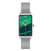 ZX19 1.45 inch HD Screen Bluetooth 5.0 IP68 Waterproof Women Smart Watch, Support Sleep Monitor / Menstrual Cycle Reminder / Heart Rate Monitor / Blood Oxygen Monitoring, Style: Steel Strap(Silver) - Eurekaonline