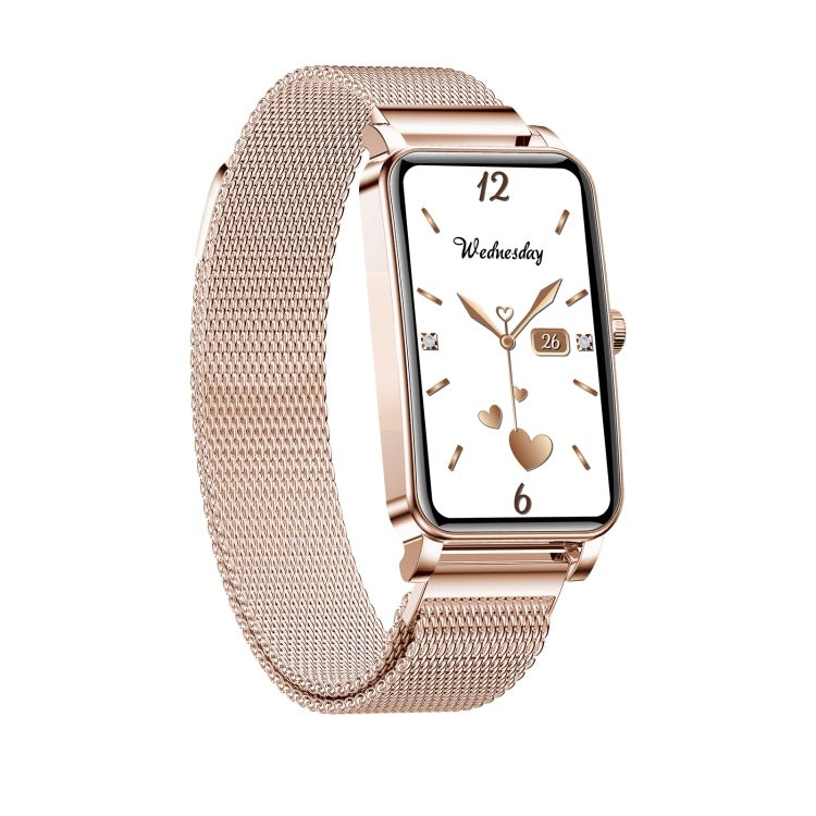  Blood Oxygen Monitoring, Style: Milanese Strap(Gold) - Eurekaonline