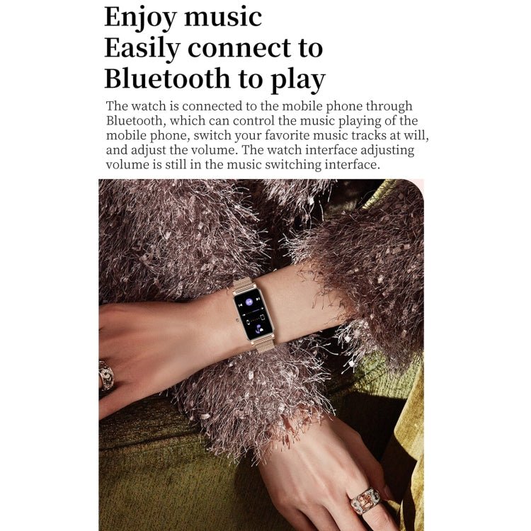 ZX19 1.45 inch HD Screen Bluetooth 5.0 IP68 Waterproof Women Smart Watch, Support Sleep Monitor / Menstrual Cycle Reminder / Heart Rate Monitor / Blood Oxygen Monitoring, Style: Milanese Strap(Silver) - Eurekaonline